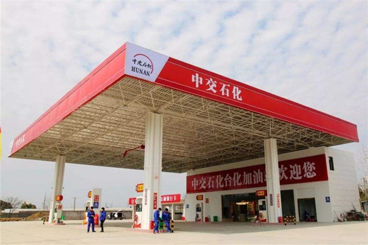 哈密加油站钢结构网架案例6